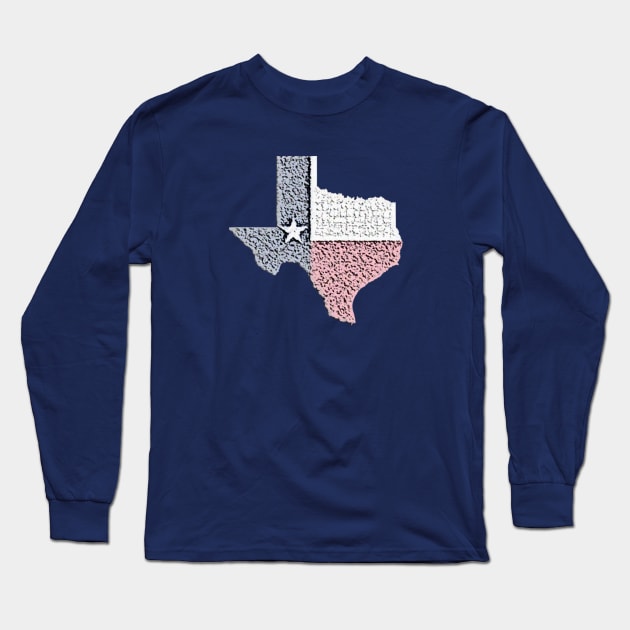 TEXAS State Long Sleeve T-Shirt by Moses77